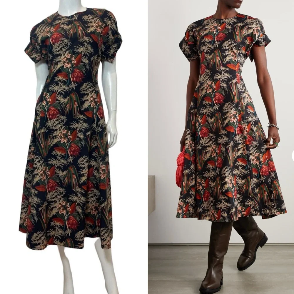 Ulla Johnson Midi Dress 6 - Picture 3 of 7